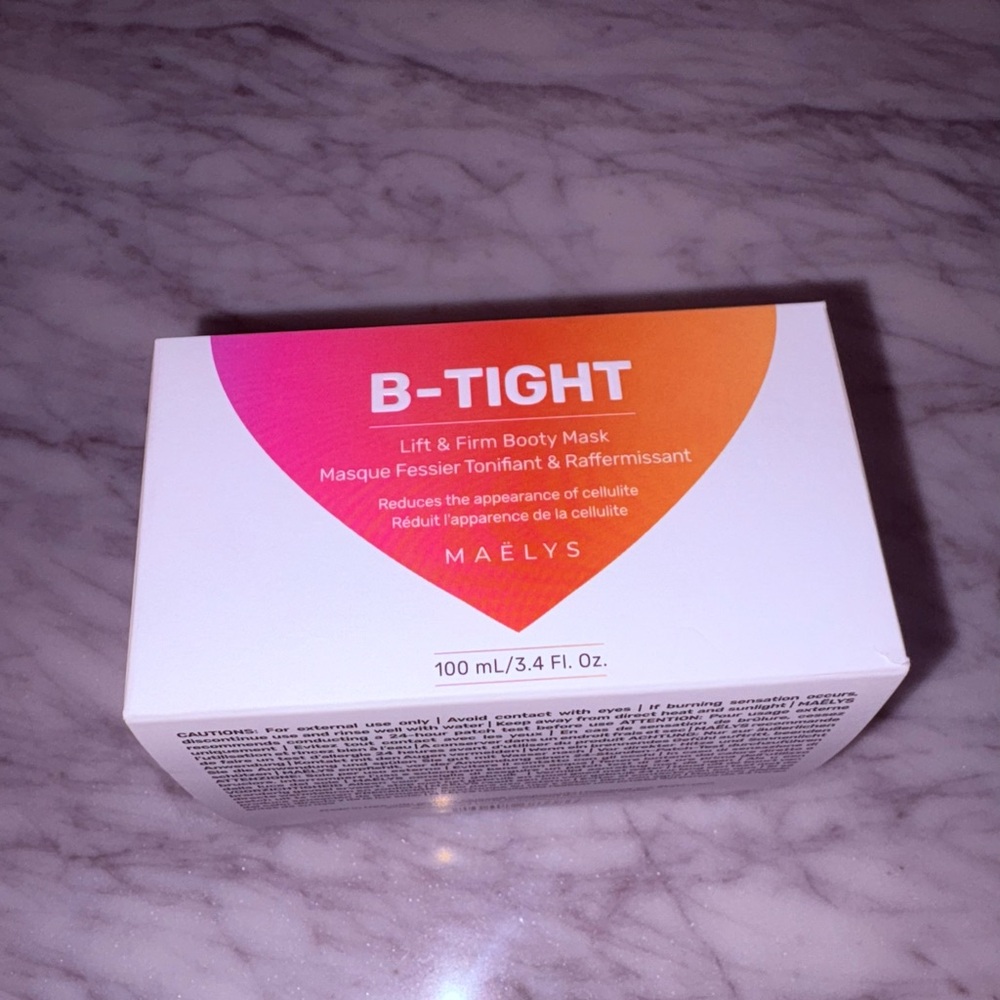 MAELYS B-TIGHT Lift & Firm Booty Mask w/ Brazilian Peppertree Caffeine 3.4 Fl OZ